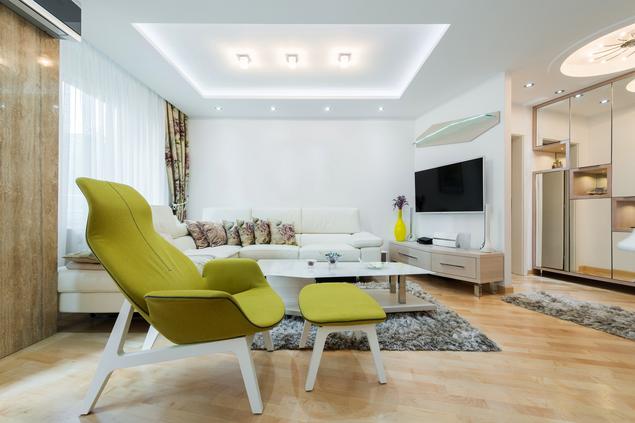 Mały salon w nowoczesnym stylu